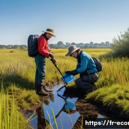 자연생태복원기사 실습 사례 분석 - A multidisciplinary ecological restoration team working in a degraded wetland in southwestern France...